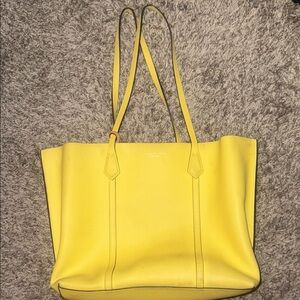Tory Burch Bright Yellow Tote Bag